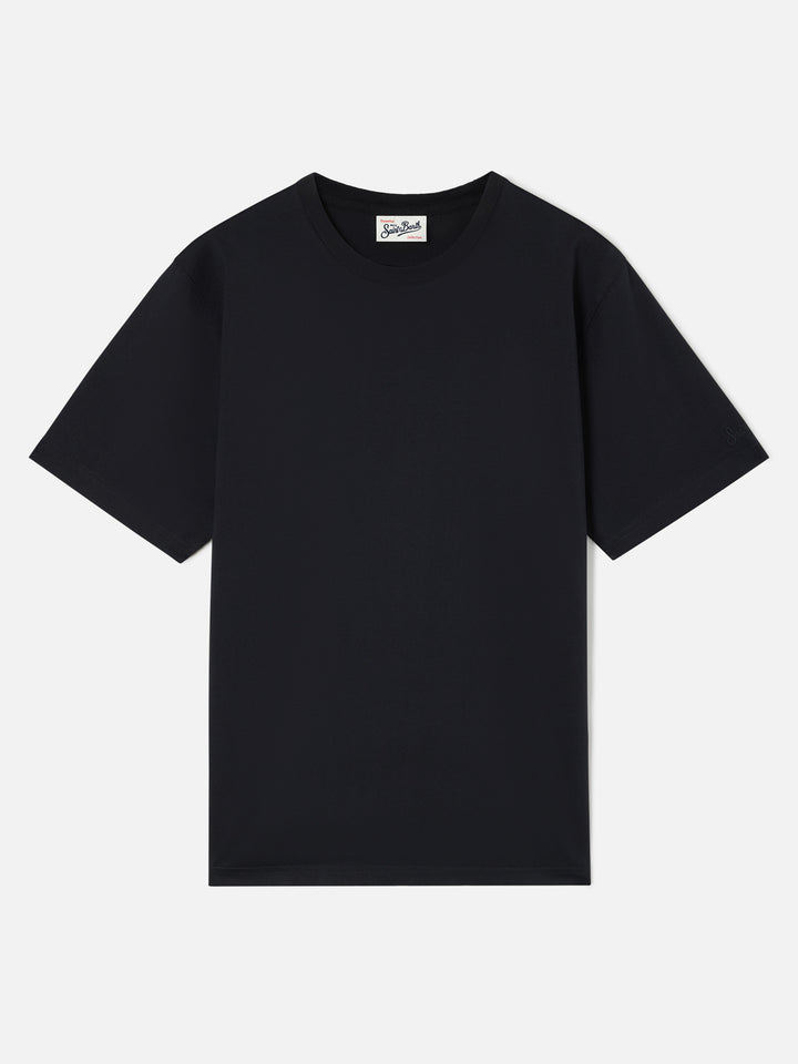 Schwarzes Every T-Shirt aus Baumwolle 