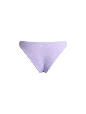 Woman lilac classic crinkle swim briefs Elise - MC2 Saint Barth