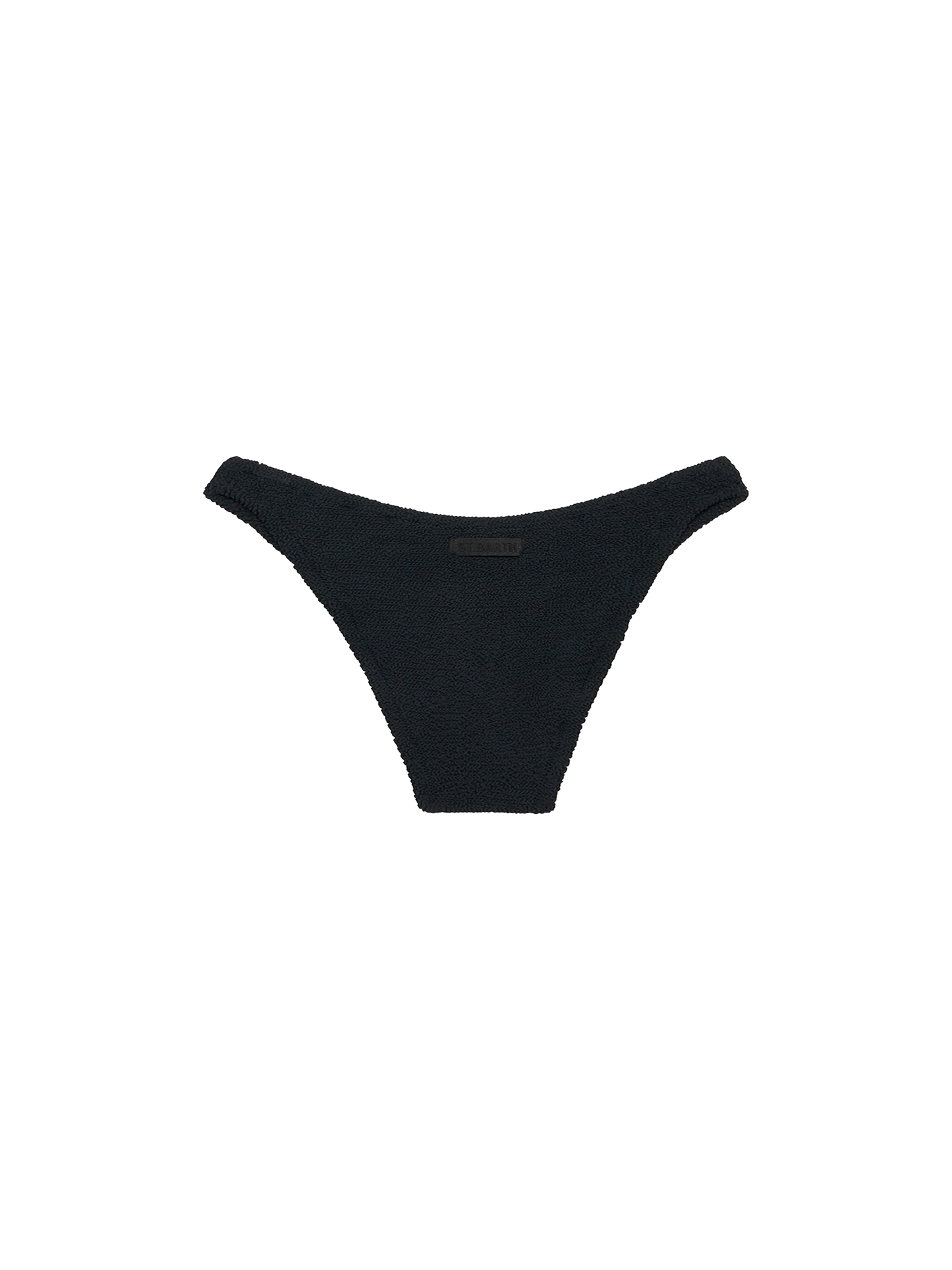 Woman black classic crinkle swim briefs Elise - MC2 Saint Barth
