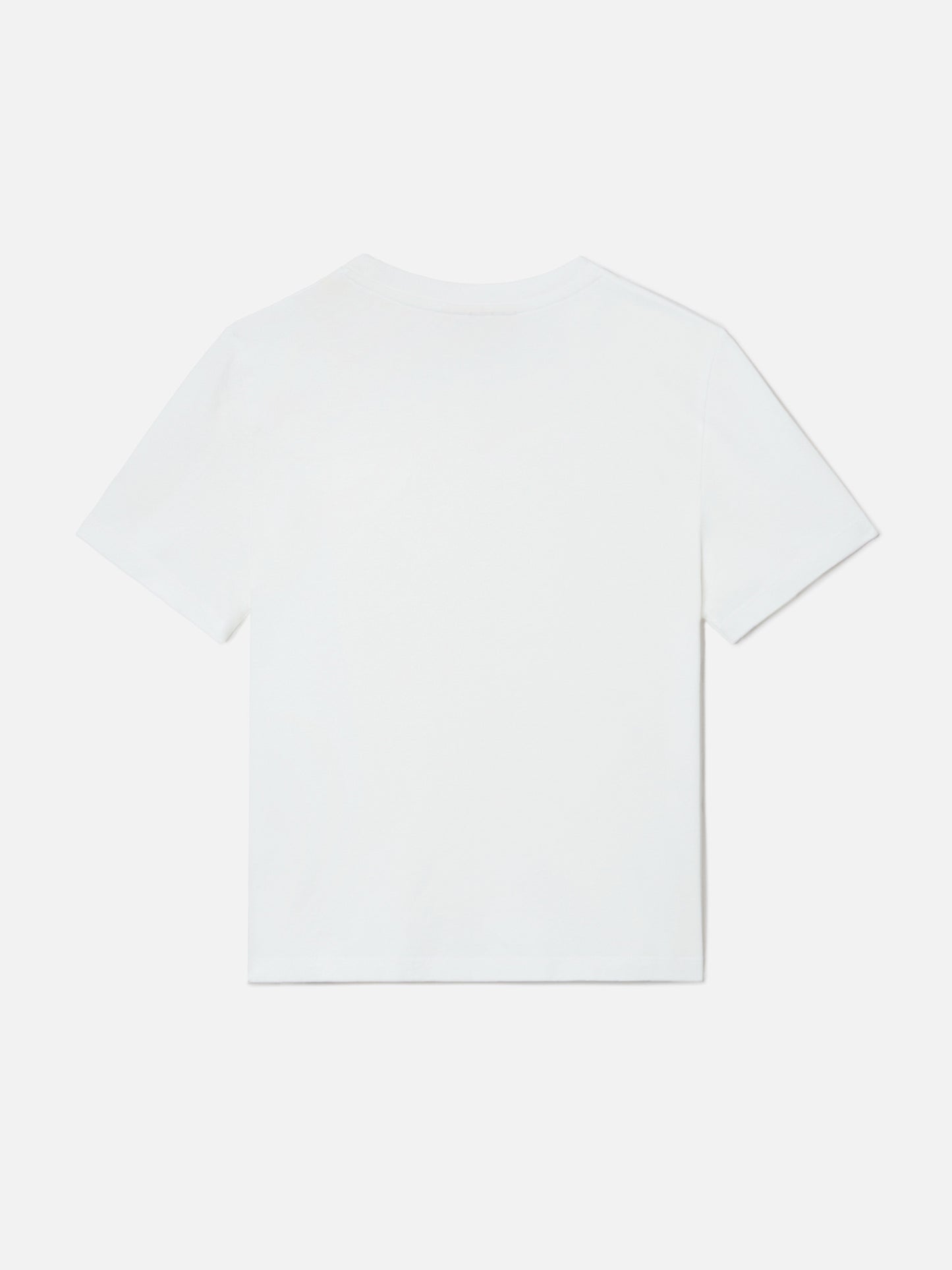 T-shirt Elly en coton blanc avec imprimé léopard et broderie Tutta la mamma 