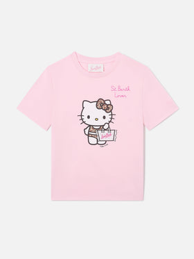 T-shirt Elly avec imprimé et broderie Hello Kitty | Édition spéciale 