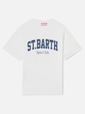 T-shirt Emilie blanc avec imprimé Sport Club 
