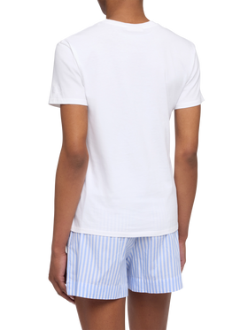 Emilie cotton t-shirt with Group therapy embroidery - MC2 Saint Barth
