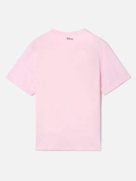 White Emilie T-shirt with Minnie print and Mi fai impazzire embroidery | Special edition
