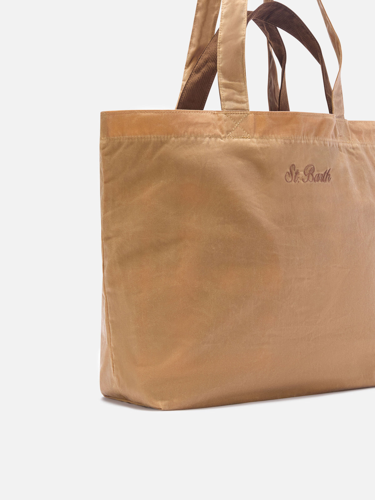 Nut Essential waxed tote bag with logo embroidery