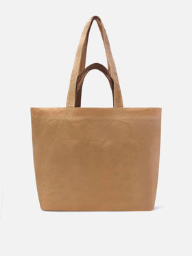 Nut Essential waxed tote bag with logo embroidery
