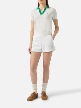 Woman cotton knitted polo Evonne | AUSTRALIAN BRAND SPECIAL EDITION