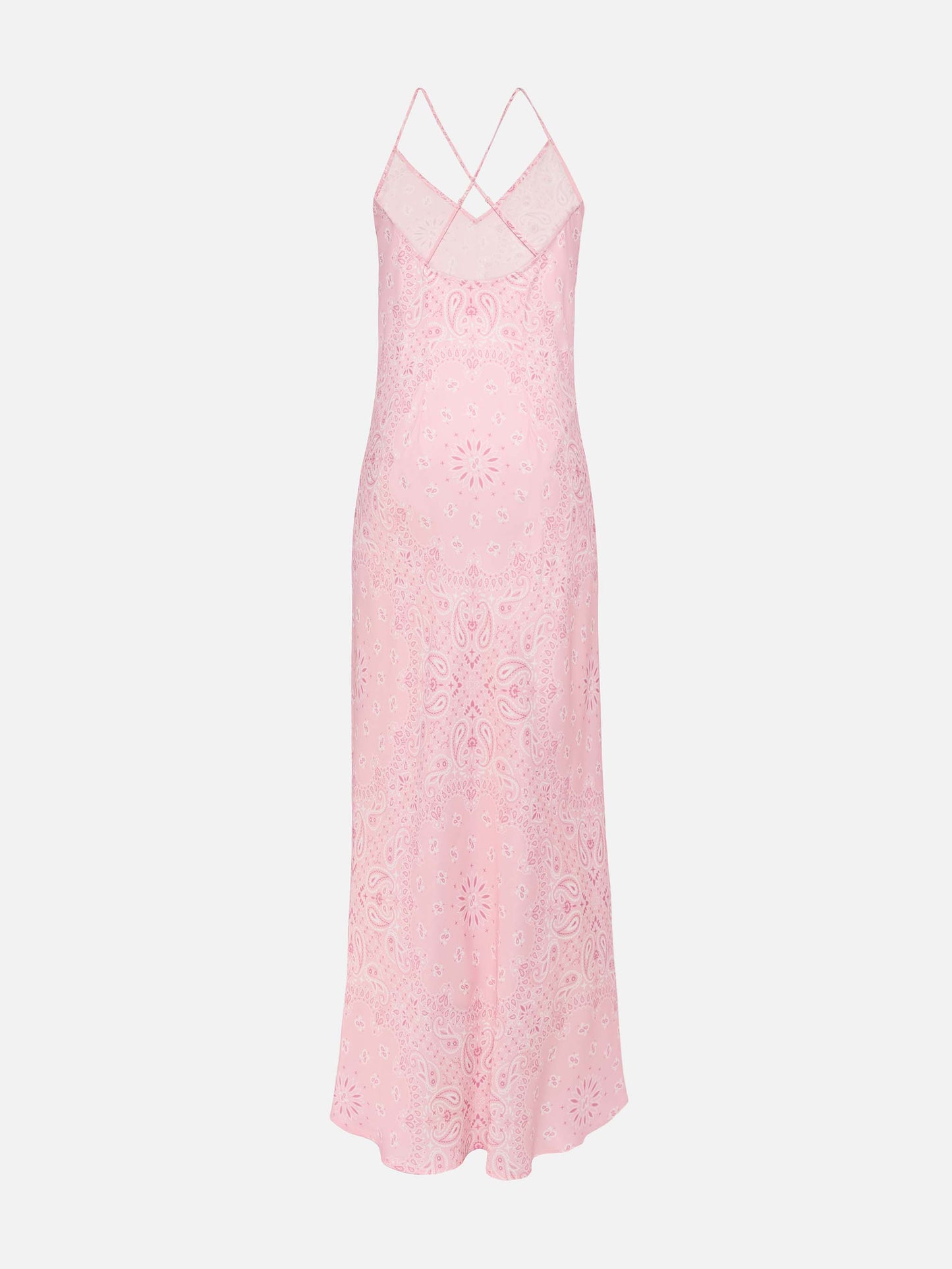 Eydis satin slip dress with bandanna print - MC2 Saint Barth