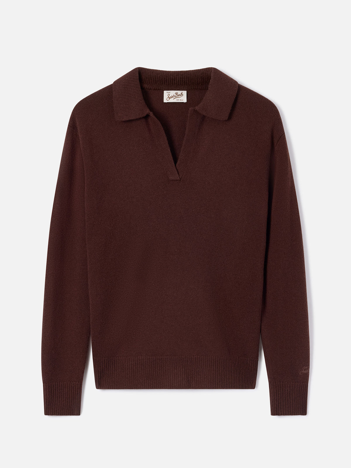 Polo in lana Eze marrone
