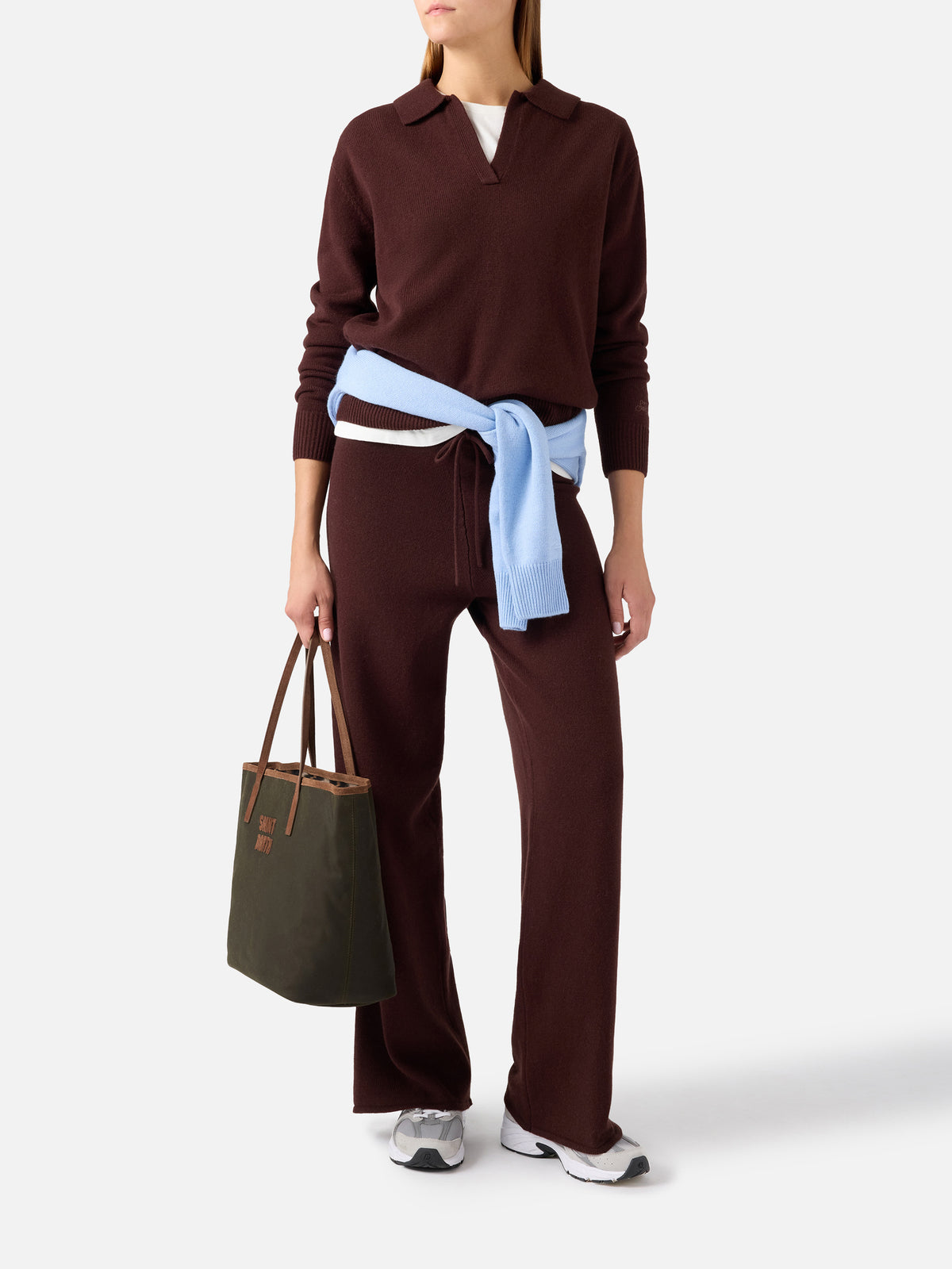 Polo in lana Eze marrone