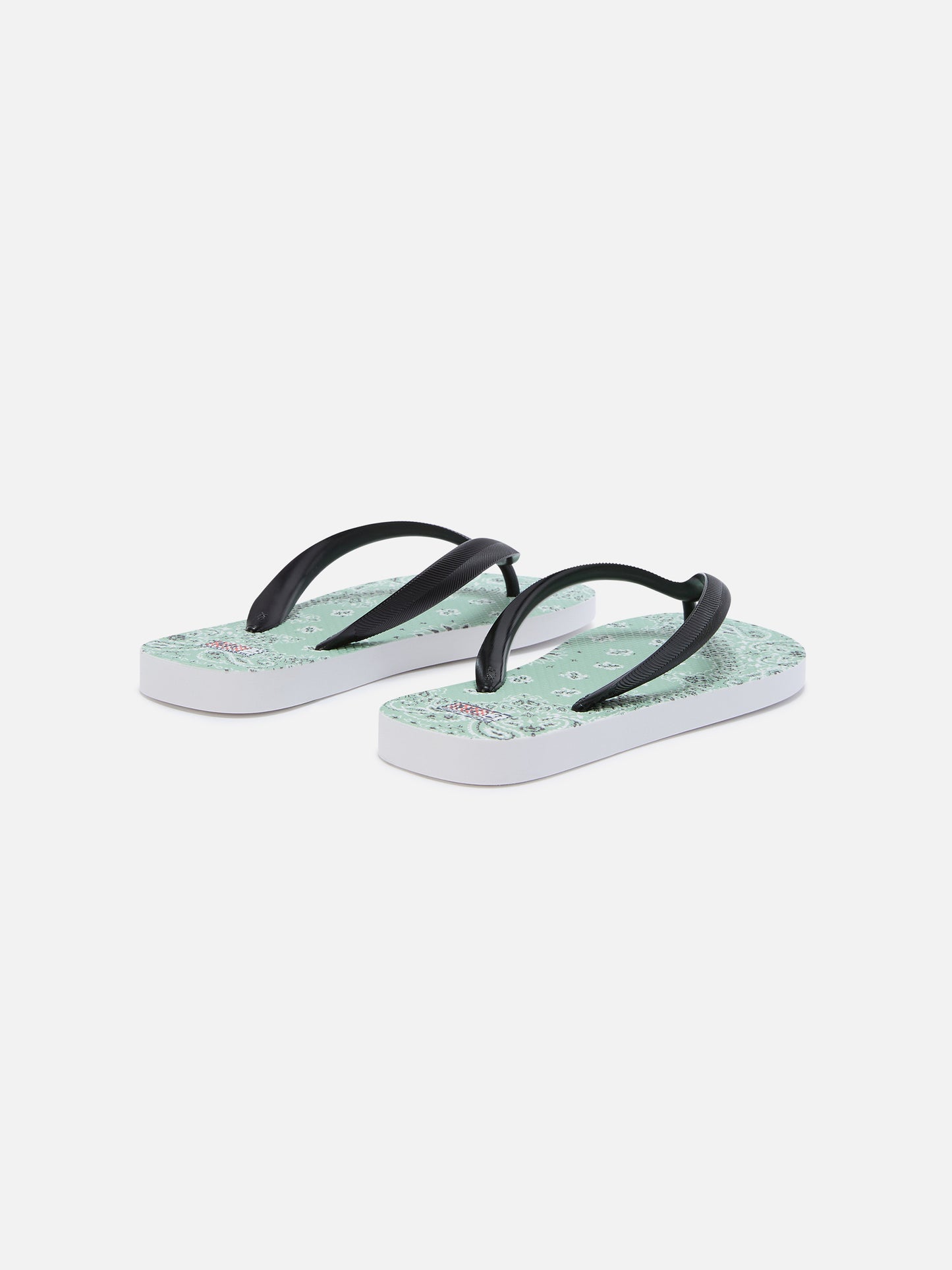 Flip Gummi-Slipper zum Hineinschlüpfen mit Bandana-Print 