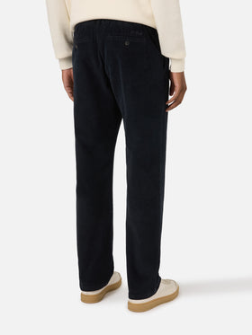 Pantalones de pana Navy blue Fuji 