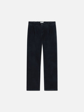 Navy blue Fuji corduroy trousers