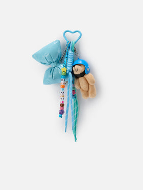 Funny Charm with padded bow and teddy decoration