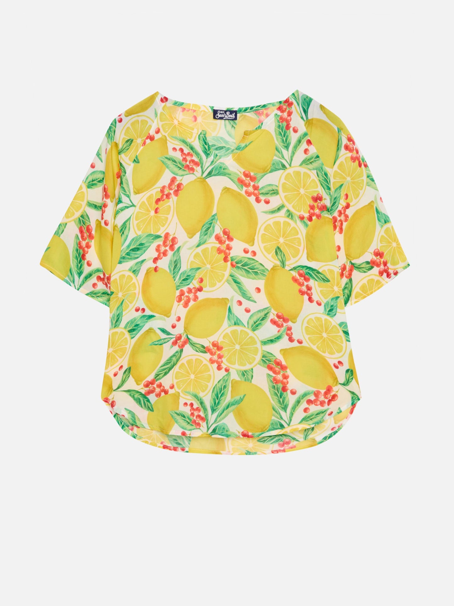 Ginza-Kaftan mit Zitronenmuster