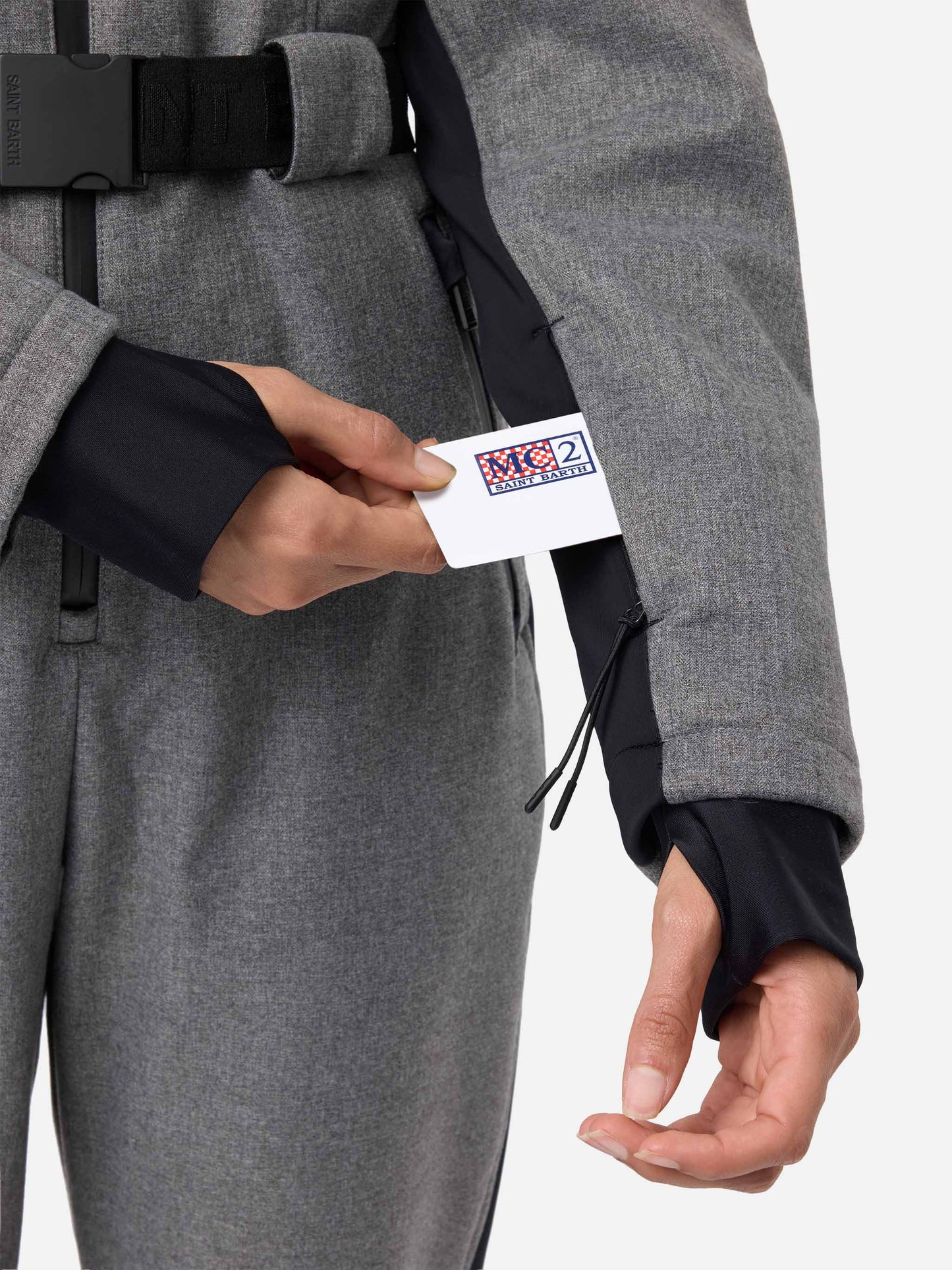 Skianzug Garmisch in Grau mit RECCO®-Technologie