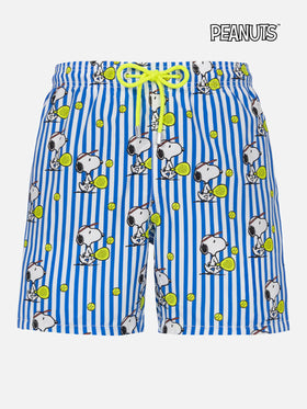 Mittellange Gustavia-Badeshorts für Herren mit Snoopy-Aufdruck | SNOOPY PEANUTS™ SONDEREDITION