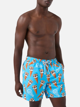 Gustavia Algida Cornetto print swim shorts | Special Edition