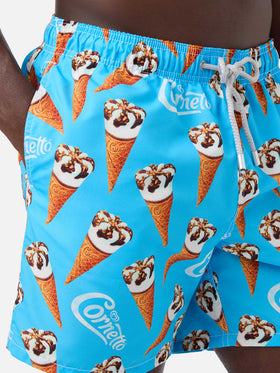Gustavia Algida Cornetto print swim shorts | Special Edition