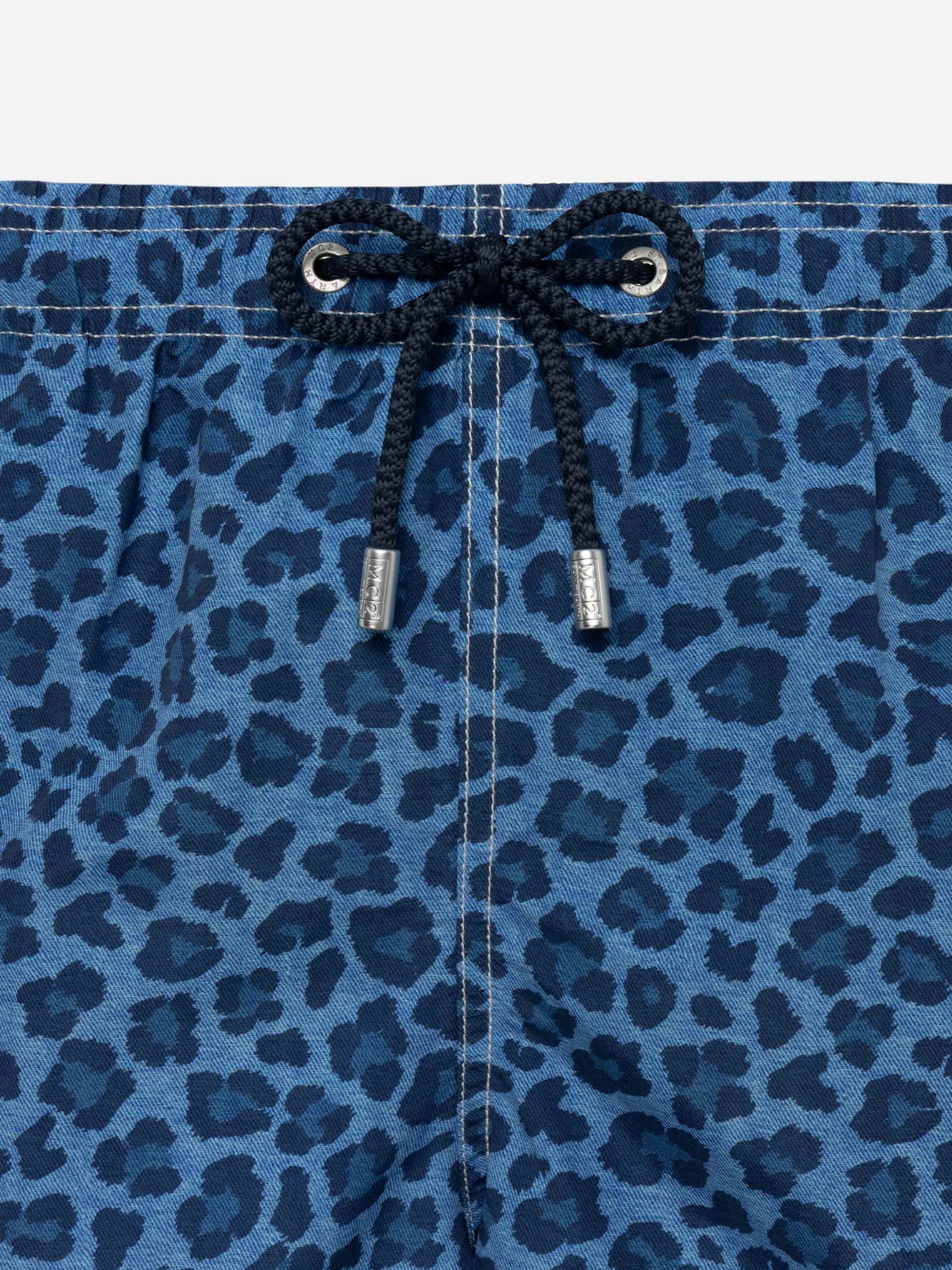 Man mid-length Gustavia swim-shorts with animalier print - MC2 Saint Barth