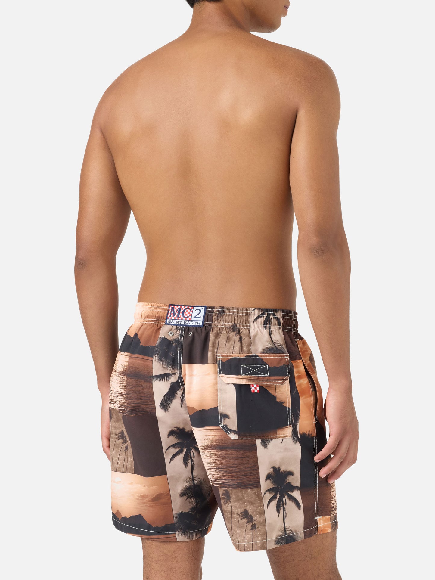 Costume Gustavia con stampa sunset | Special Edition