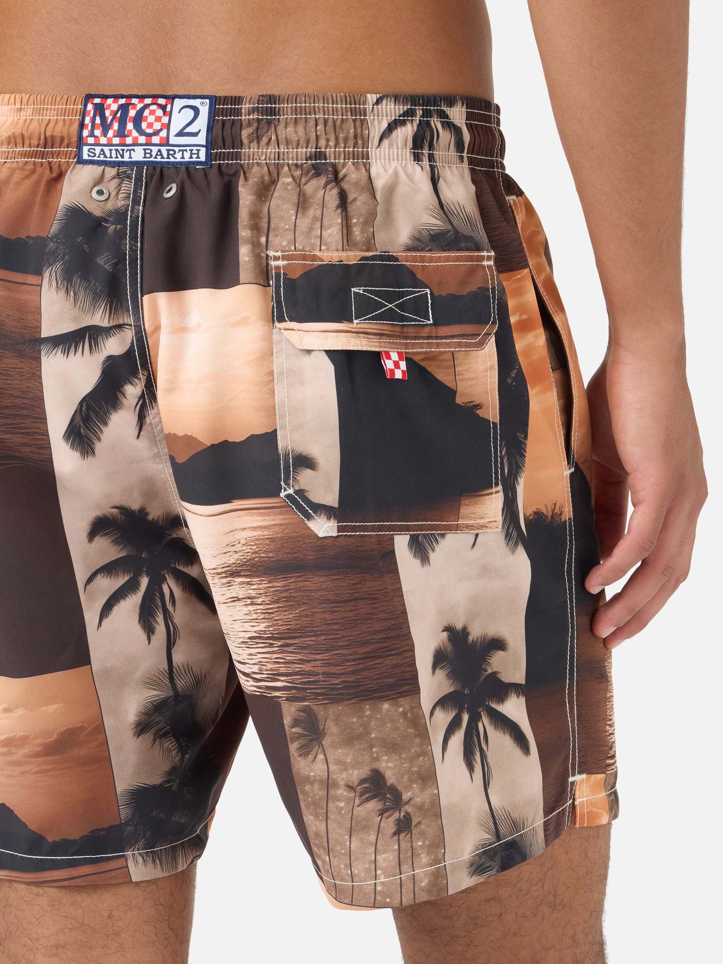 Costume Gustavia con stampa sunset | Special Edition