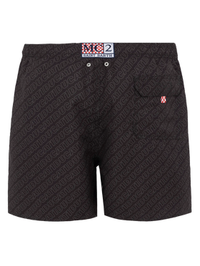 Mid-length Gustavia swim-shorts with Ducati patch | DUCATI MOTORS SPECIAL EDITION - MC2 Saint Barth