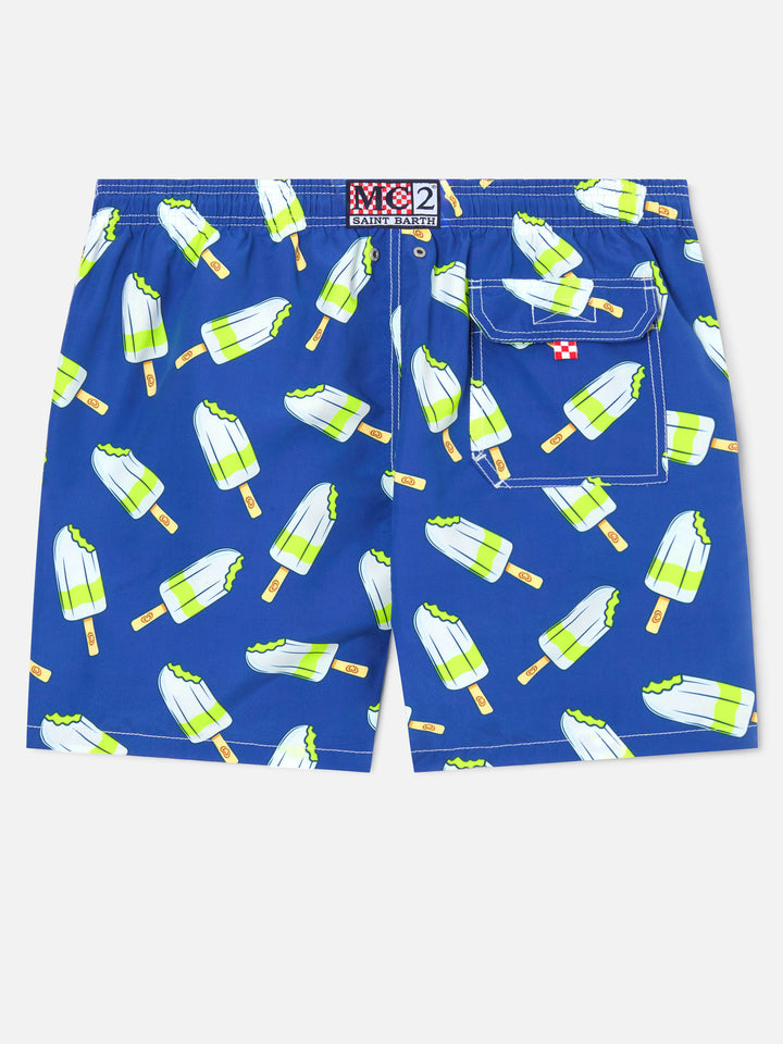 Gustavia swim shorts with Lemonissimo print | Special Edition