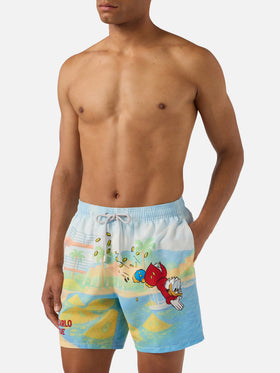 Short de bain Gustavia avec imprimé Scrooge et Montecarlo habituè | DISNEY SPECIAL EDITION 