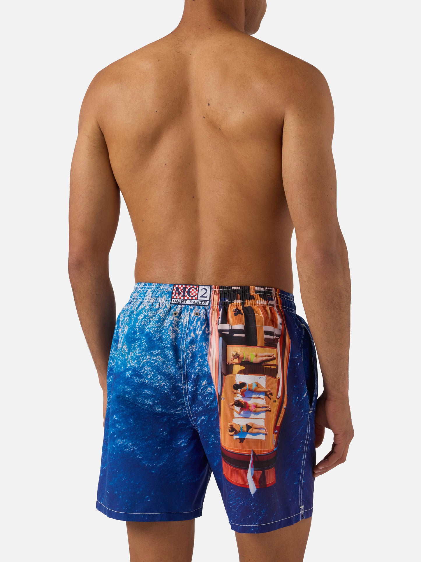 Short de bain Gustavia avec imprimé italian summer | Édition spéciale 