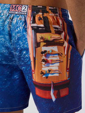 Short de bain Gustavia avec imprimé italian summer | Édition spéciale 