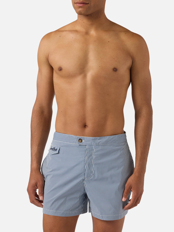 Costume mare Harrys a righe blu e bianche
