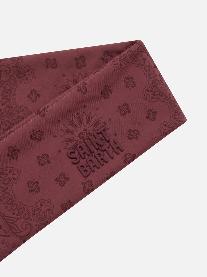 Bandeau Studio à imprimé bandana 