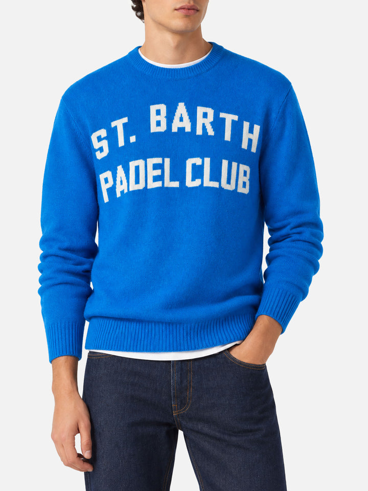 Sweater Heron with St. Barth Padel Club jacquard
