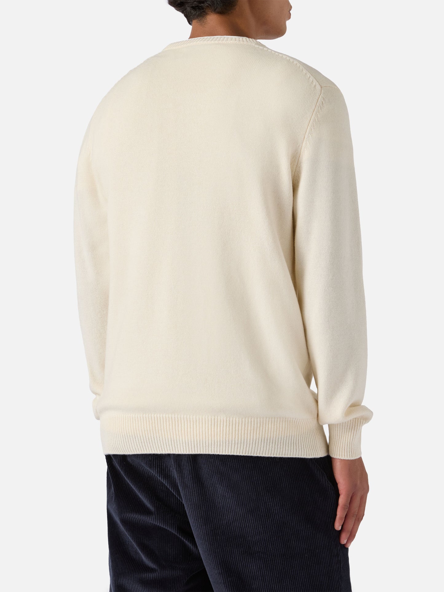 Girocollo Heron bianco con jacquard Zio Paperone | DISNEY SPECIAL EDITION