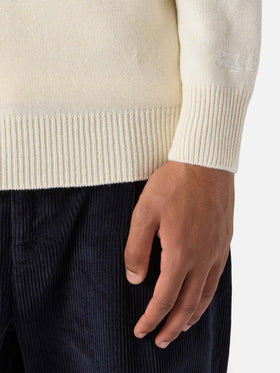 Girocollo Heron bianco con jacquard Zio Paperone | DISNEY SPECIAL EDITION