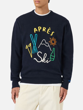 Pull à col rond Heron avec broderie Apres ski 