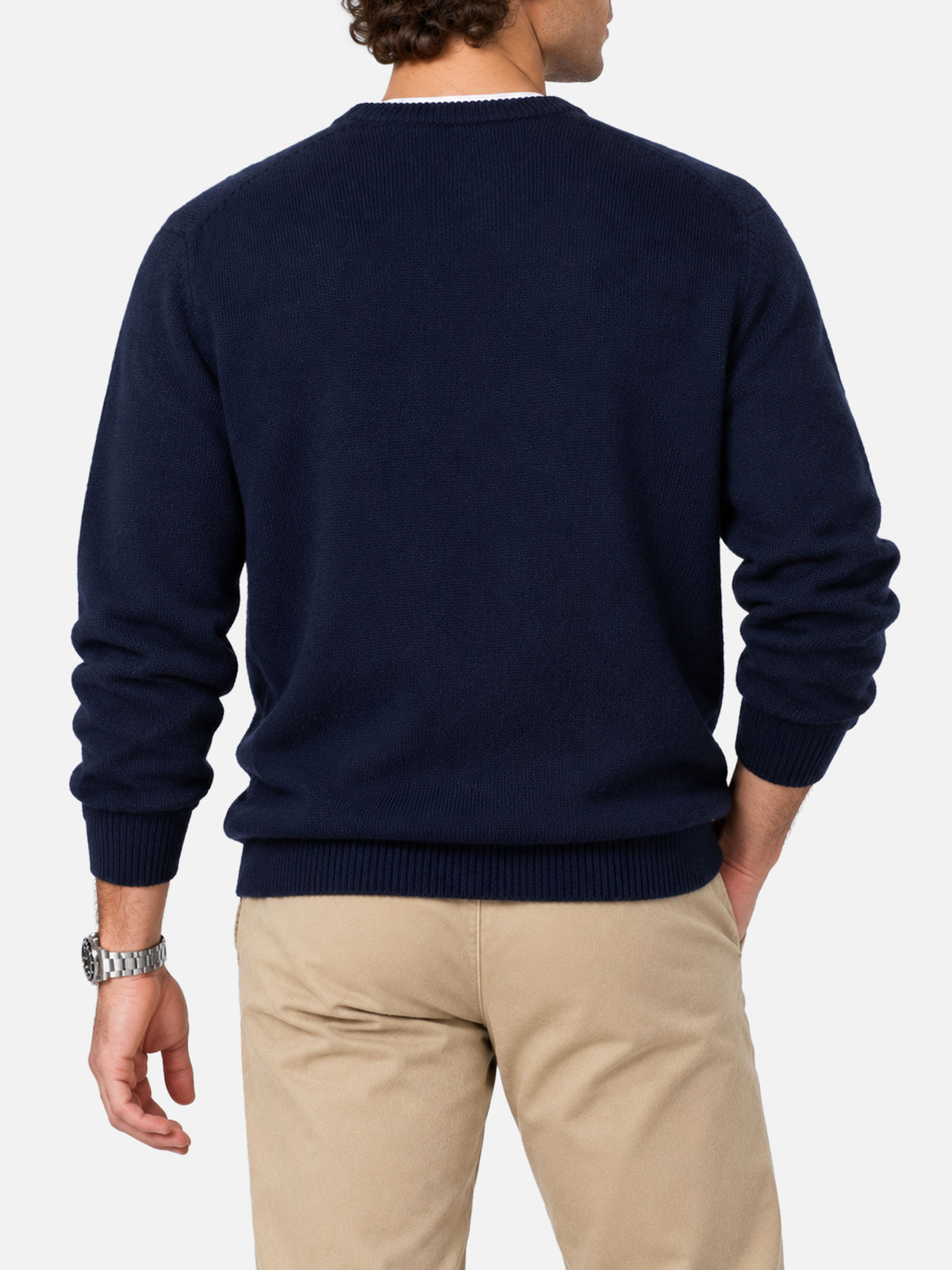 Crewneck-Pullover Heron mit Weekend be gin-Jacquard 