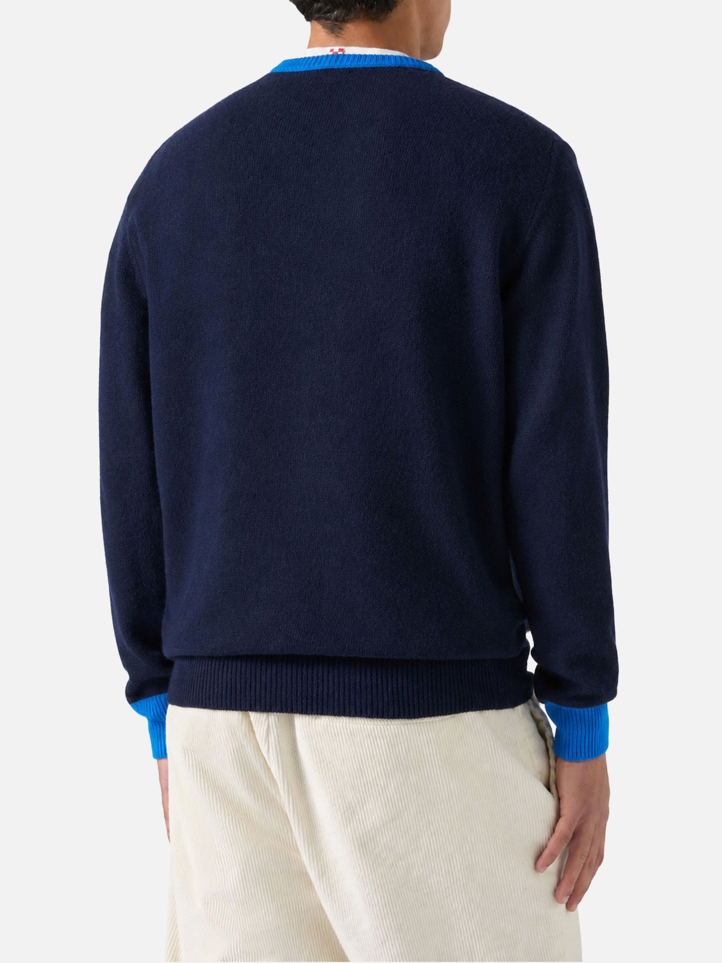 Maglia Heron con ricamo Wolf of St. Moritz