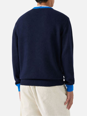 Maglia Heron con ricamo Wolf of St. Moritz