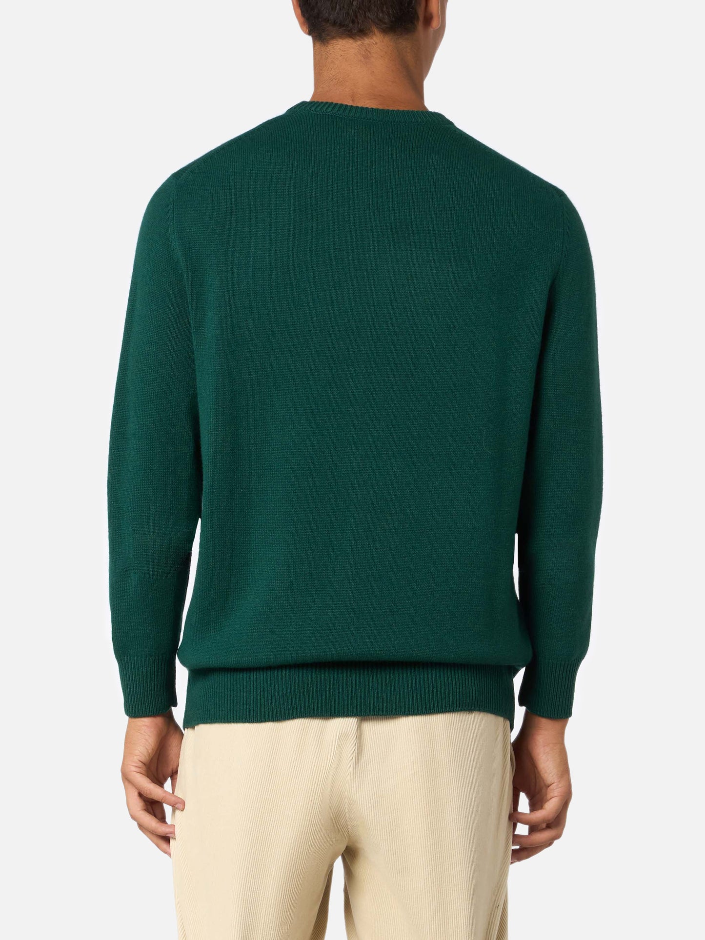 Grüner Herrenpullover Heron mit Snoopy Meisterkoch | SNOOPY PEANUTS SPECIAL EDITION