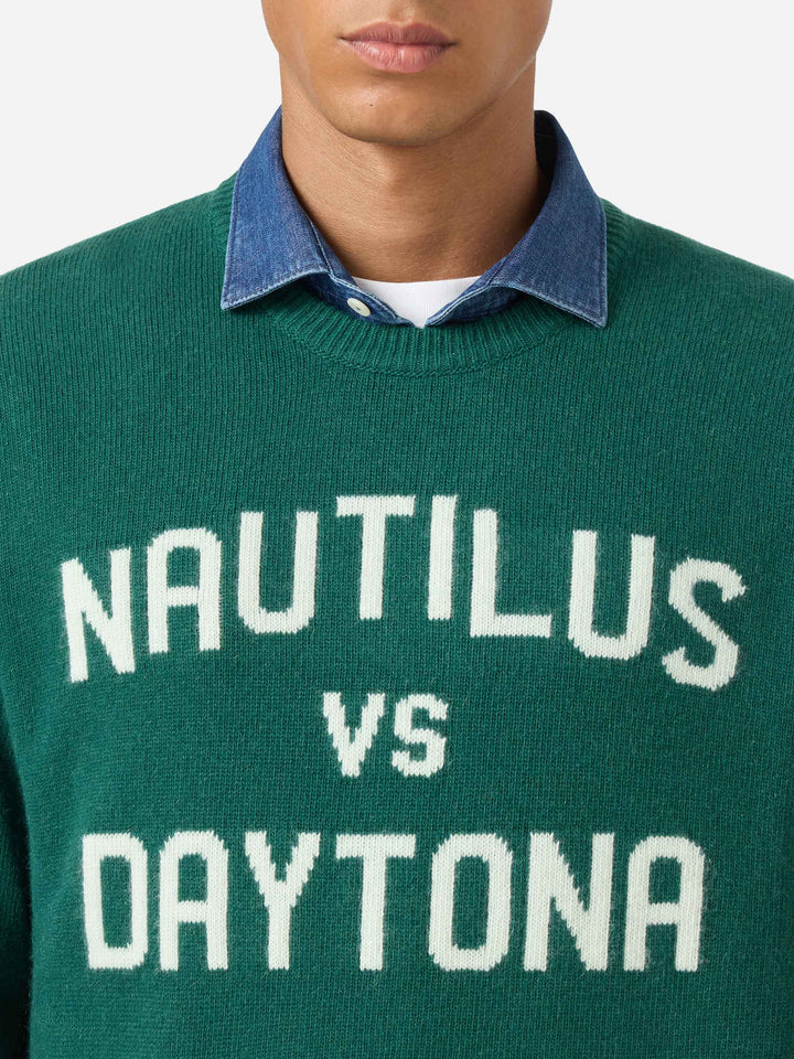 Heron green Nautilus Daytona sweater