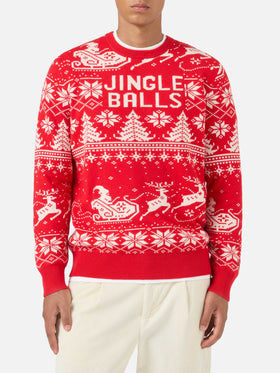 Pull Fair Isle Heron avec jacquard Jingle Balls 
