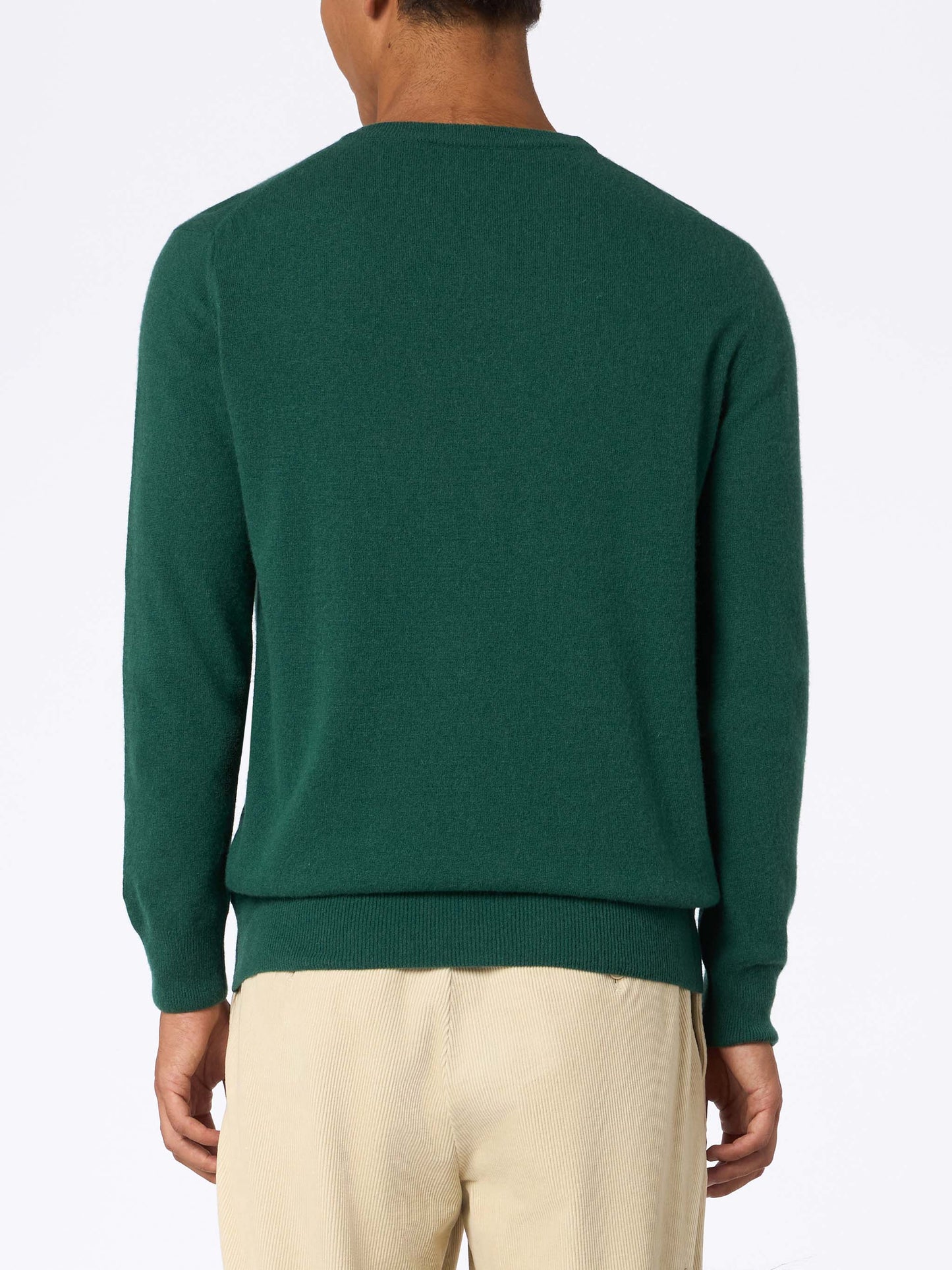 Man green sweater Heron with Snoopy golf champ embroidery | SNOOPY PEANUTS SPECIAL EDITION - MC2 Saint Barth