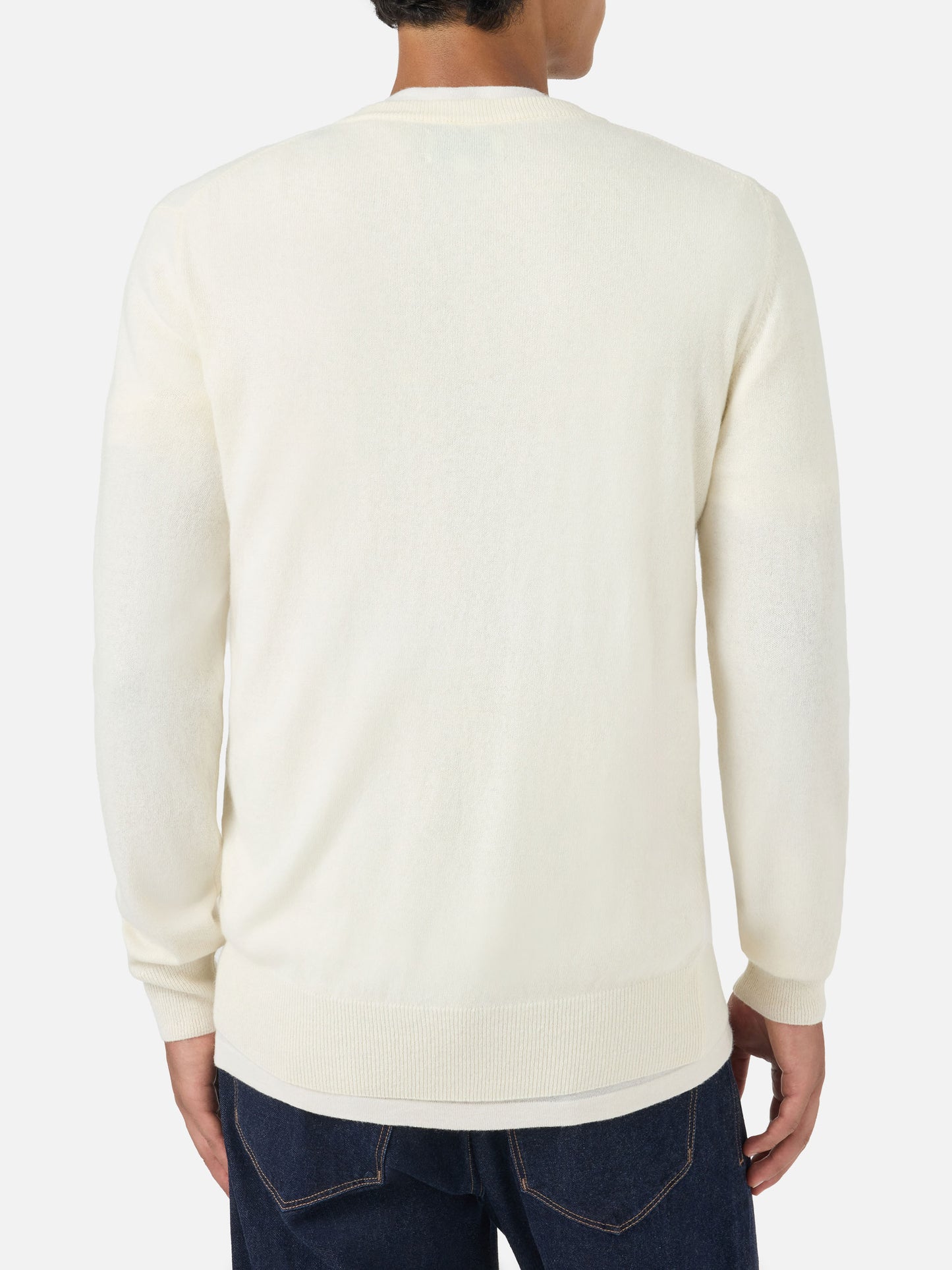 Crewneck sweater Heron with Snoopy tennis champ embroidery | SNOOPY PEANUTS SPECIAL EDITION