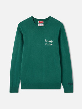 Sudadera con cuello redondo Heron Light con bordado Levateje er vino | VACANZE DI NATALE SPECIAL EDITION 