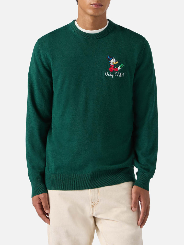 Maglione a girocollo Heron Light con ricamo zio Paperone |DISNEY SPECIAL EDITION
