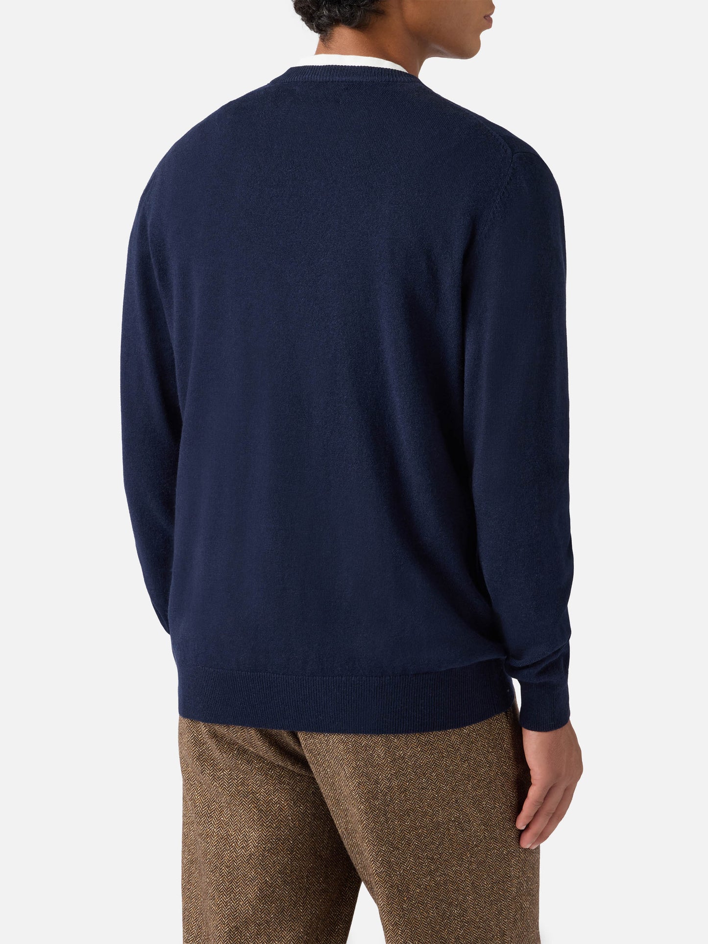 Crewneck sweater Heron Light with Snoopy padel club embroidery | PEANUTS SPECIAL EDITION