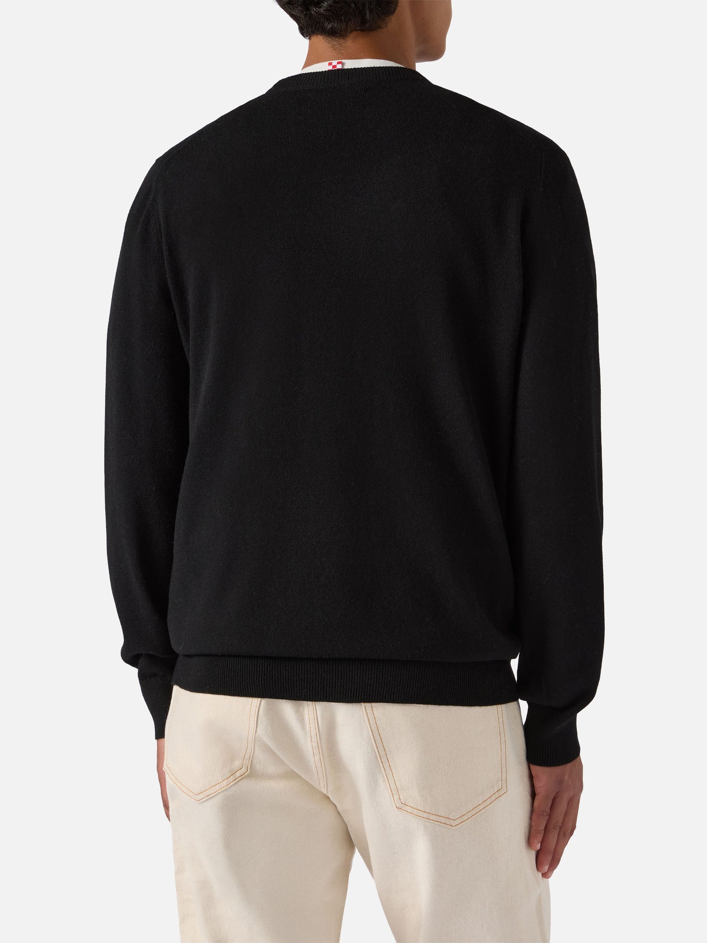 Crewneck sweater Heron Light with Golden Power embroidery