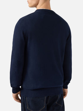 Crewneck sweater Heron Light with Grand Slam embroidery